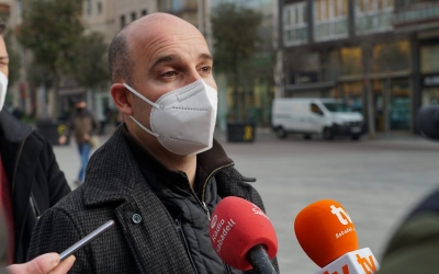 Adrián Hernández aquest matí al Racó del Campanar | Kevin Romero 